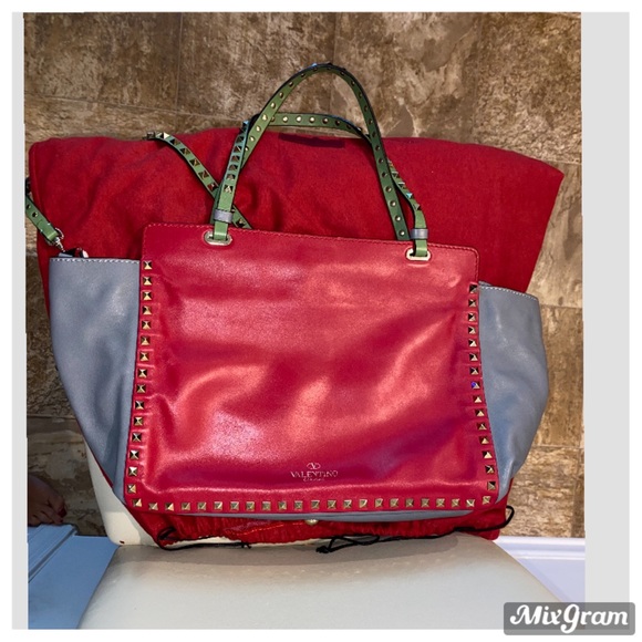 🎈Sold xtra pics valentino Colorblock Rockstud - Picture 9 of 16